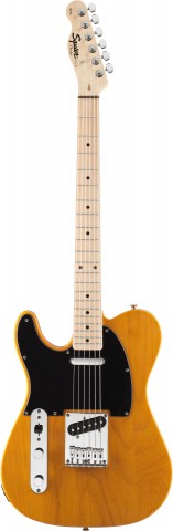 Squier Affinity Series Telecaster Left-Handed with Maple Neck - Butterscotch Blonde